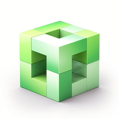 Tesseract Cube Icon 2d 3d app branding cube design graphic design illustration logo ui