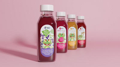 Label design. 3D visualization. 3d visualization. berry drinks bottle cartoon design graphic design illustration label design mockup