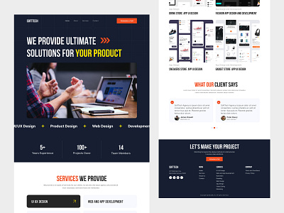 Digital Agency Landing Page digital agency landing page digital agency landing page ui digital agency web site design digital agency web ui ui uidesign uiux web design