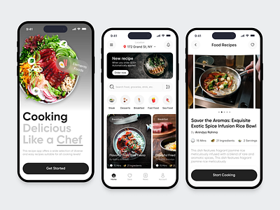 Food Recipes Mobile App animation cooking delivery delivery app food food app food delivery food delivery app integration mobile mobile animation mobile app mobile integration order restaurant app