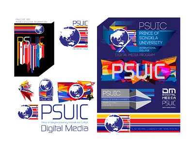 Branding an international college, at a university. branding design flat graphic design icon illustration logo typography vector web