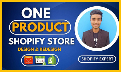 Create One Product Shopify Store Or Shopify Websit Dropshipping ads ecpert design dropdhippping website droppshoping store dropshippingstore facebook ads illustration instagram ds marketerbabu one product one product store shopidy one product shopify store design store design ui