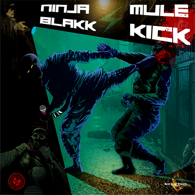 Mule Kick single artwork. branding design graphic design illustration logo typography vector