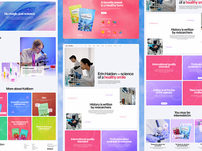 Website design for Dental products manufacturer — UX/UI design branding design graphic design illustration landing page logo redesign typography ui uxui
