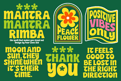 Mantra Rimba – Playful Display Font carddesign