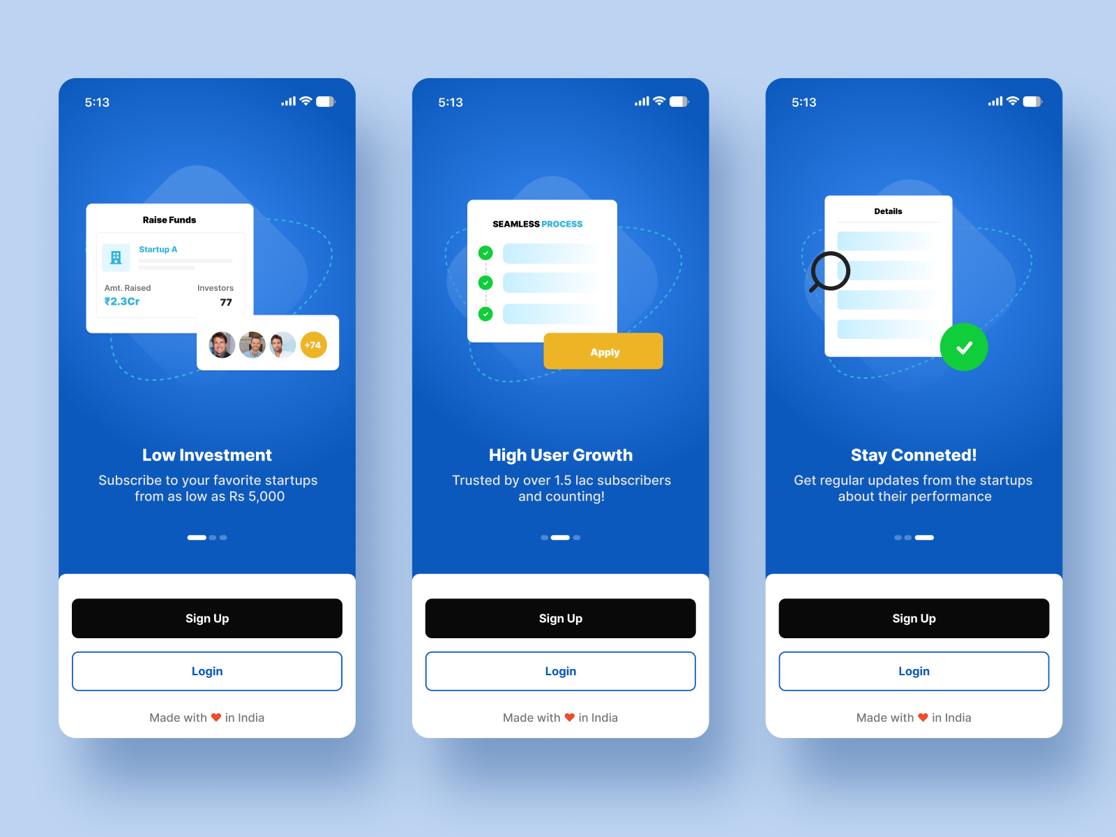 Onboarding Experience by Jagdev Soni on Dribbble