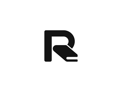 R and book book brand branding design elegant graphic design illustration letter logo logo design logotype mark minimalism minimalistic modern r read reading sign