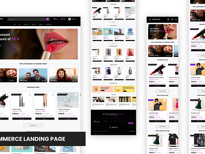 Ecommerce Landing Page designs, themes, templates and downloadable graphic  elements on Dribbble