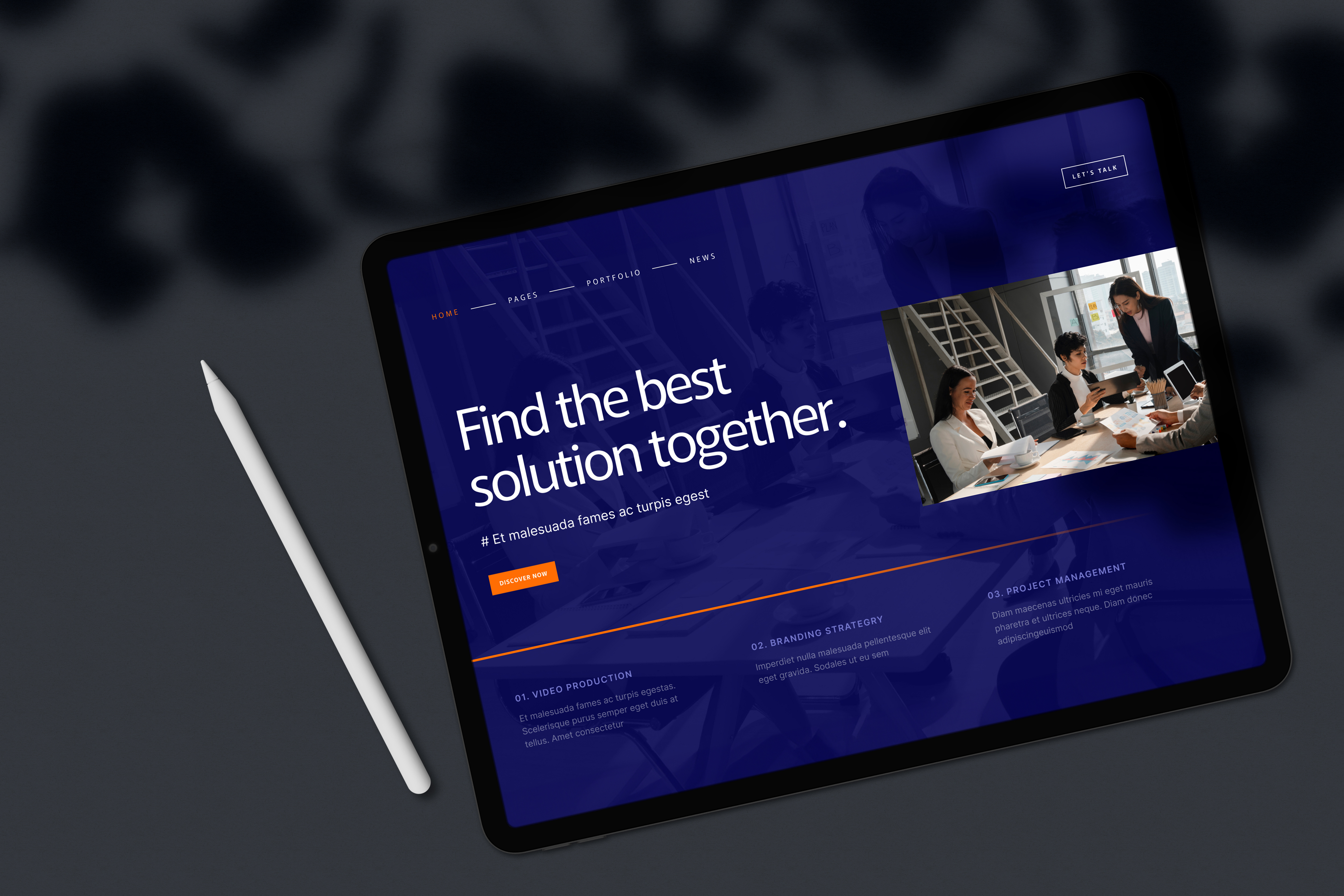 Free Agency Hero Banner agency branding creative design free resource herobanner landingpage mobile design ui uidesign uikits ux web