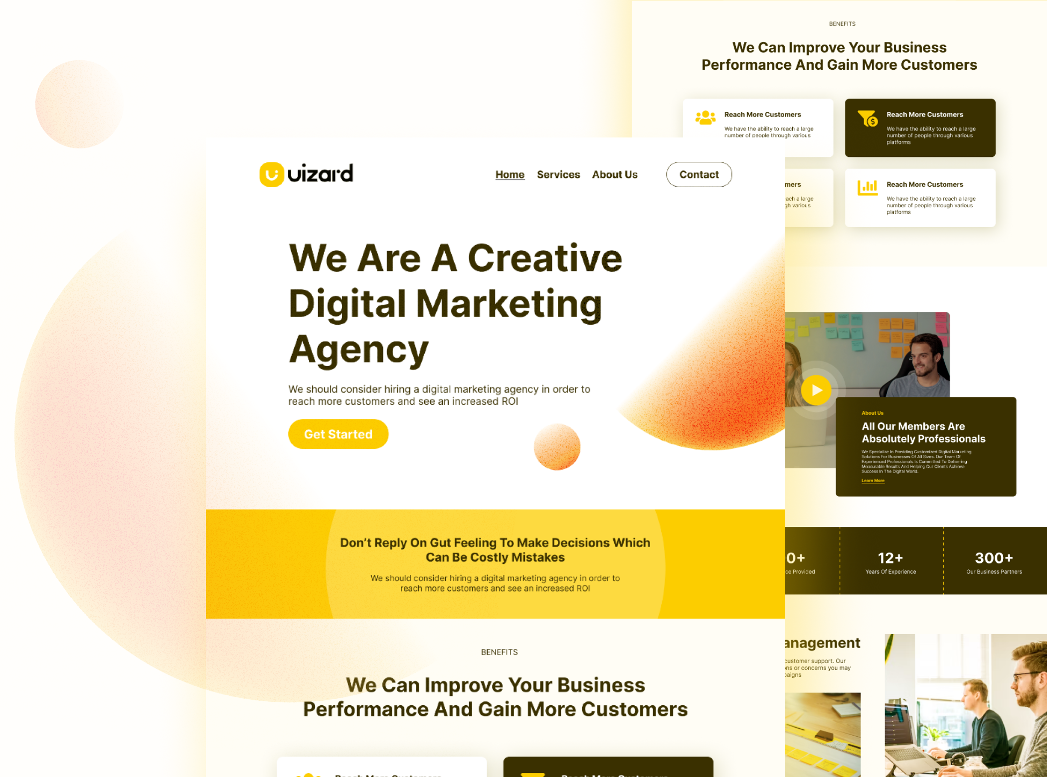 UiZard Website Ui Design Concept... By Azgraphicstore On Dribbble