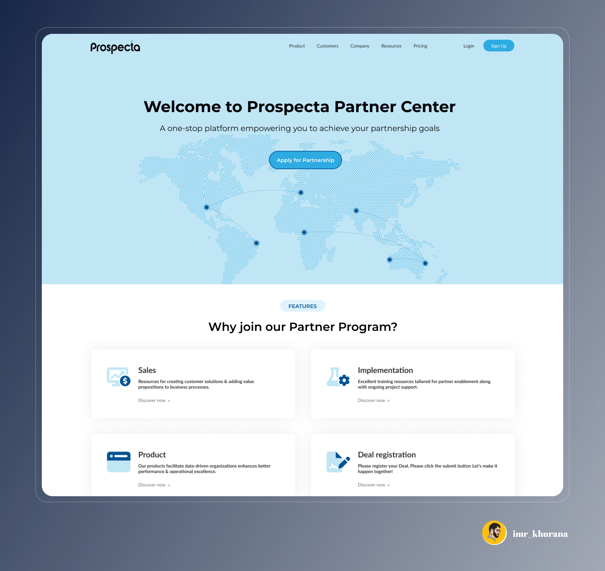 Partner Center Onboarding clients customer stories data events partner technology ui web design