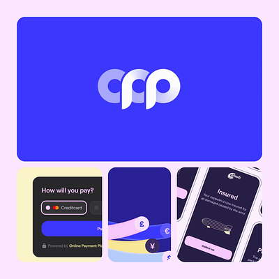 OPP Brand animation blue branding fin tech finance illustration logo online payment platform paying payment provider payments ui