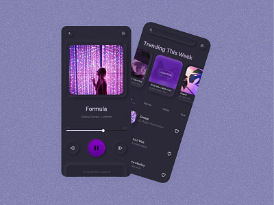 Daily Ui Challenge : Music Player app daily ui design explore page ui ux web website