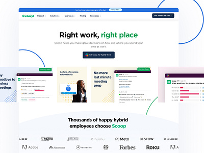 Scoop got a new update with 20+ pages animation branding colorful design graphic design landing motion graphics ui webflow
