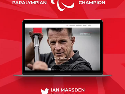 Ian Marsden Website Design britain celebrity divi ian marsden paralympic sports website winner wordpress