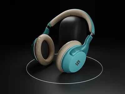 3D Headphones 3d 3d art 3drender blender modeling