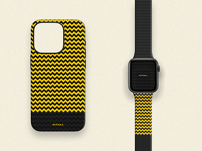 Wasssp - iPhone Case & Watch Band Pitaka apple apple watch band branding case concept design dribbble graphic design iphone logo pitaka strap