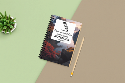 Journal notebook cover design coverebook