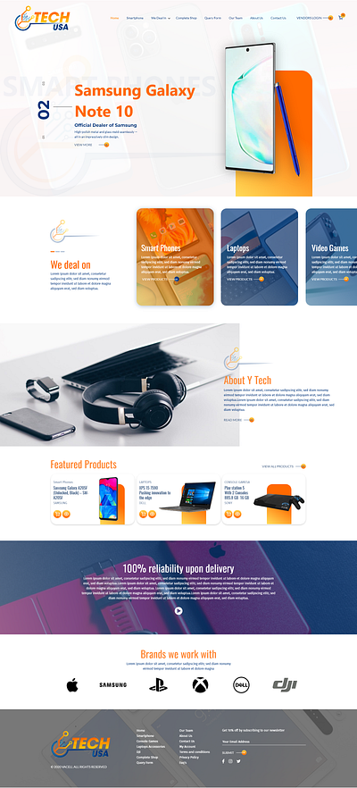 Electronic Items Industry Website Design electronic items electronic website design portfolio website design website development
