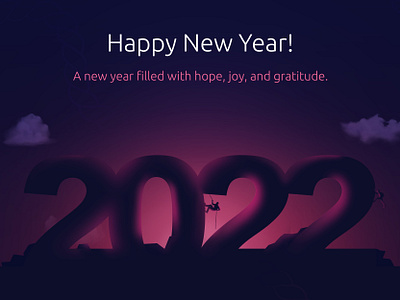 Happy New year design - Tether Community creative creativedesign danieldoss lighting newyeardesign photoshop