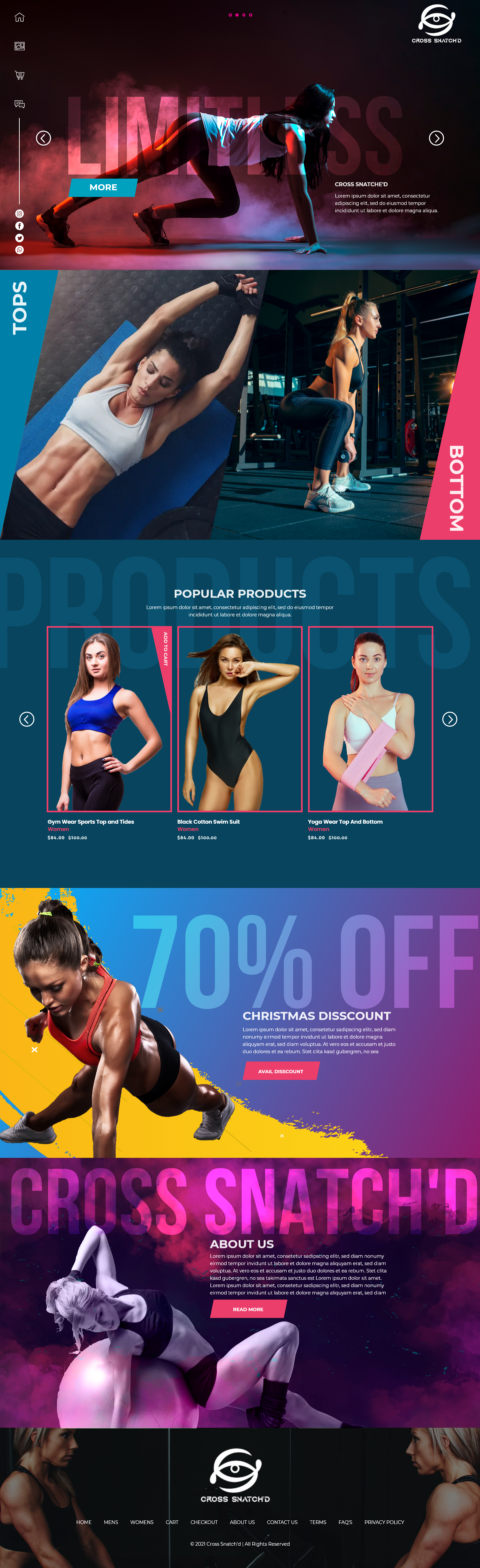 Fitness Industry Website Design & Development Portfolio fitness industry website fitness website portfolio website design website development