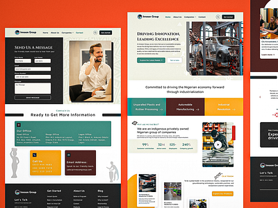 Presenting My Innoson Group Website Redesign africa africandesign automobile branding cars design desktop graphic design innosonredesign logo manufacture typography ui userexperience ux vector webdesign
