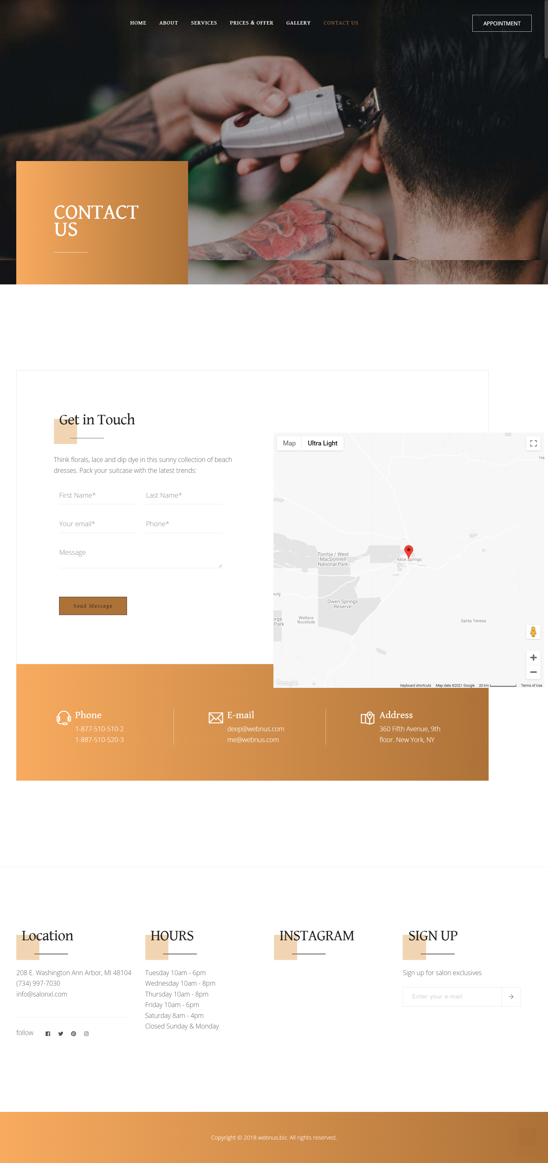 CONTACT US PAGE DESIGN design elementor elementor pro landing page design webdesign webdevelopment wordpress