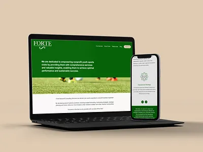 Forte Website Design branding design graphic design squarespace ux ux design web design website