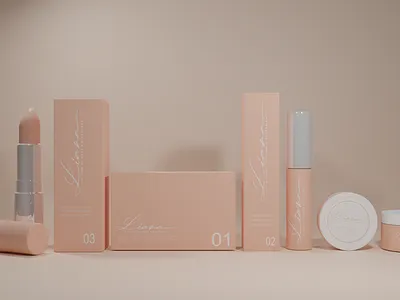 Cosmetics Brand Packaging Line branding clean packaging cosmetics cosmetics branding cosmetics line cosmetics packaging graphic designing minimal packaging line packaging skincare packaging