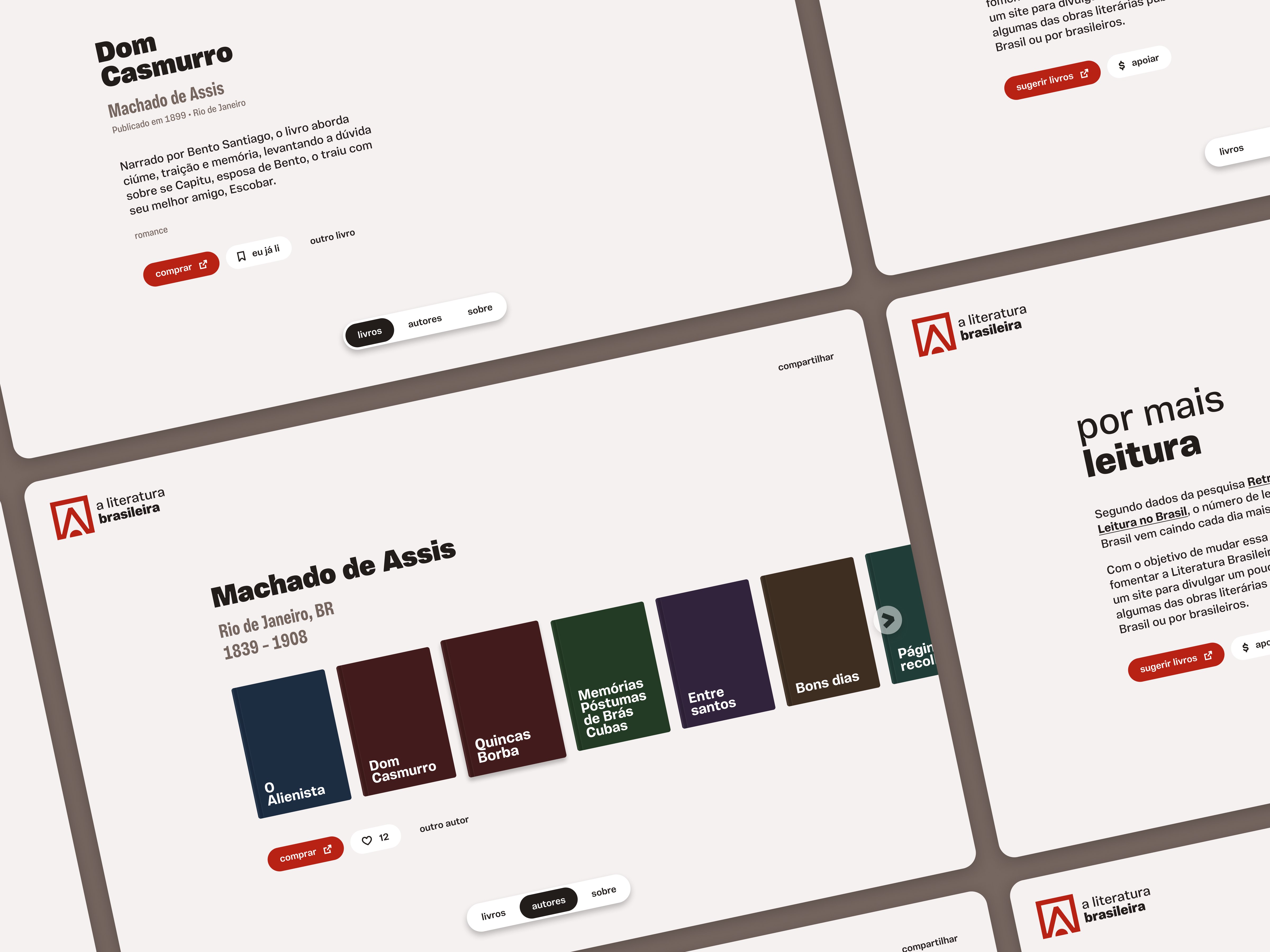 a literatura brasileira culture literature logo ui web