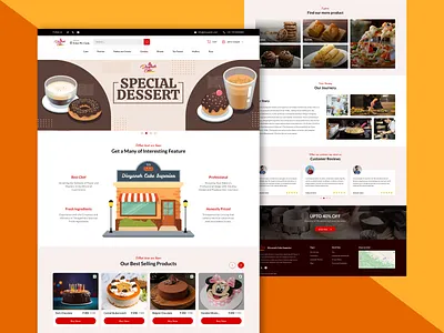 Bakery Website about us bakery branding design designthinking dribbbleshowandtell footer illustration screens ui uiinspiration uiux userexperience userinterface visualdesign webdesign website