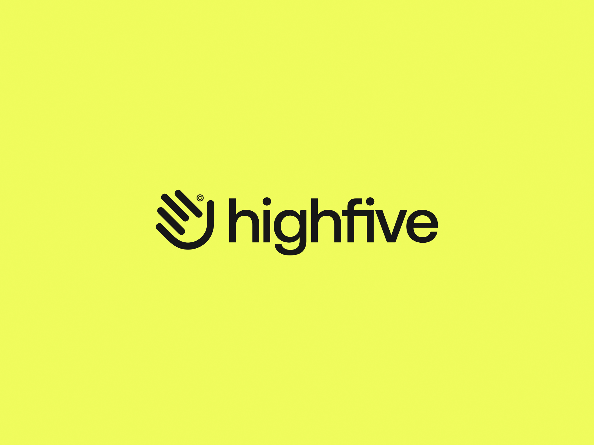 highfive© | Logo brand identity branding creative agency creative studio design agency design studio development studio digital agency high five logotype marketing symbol
