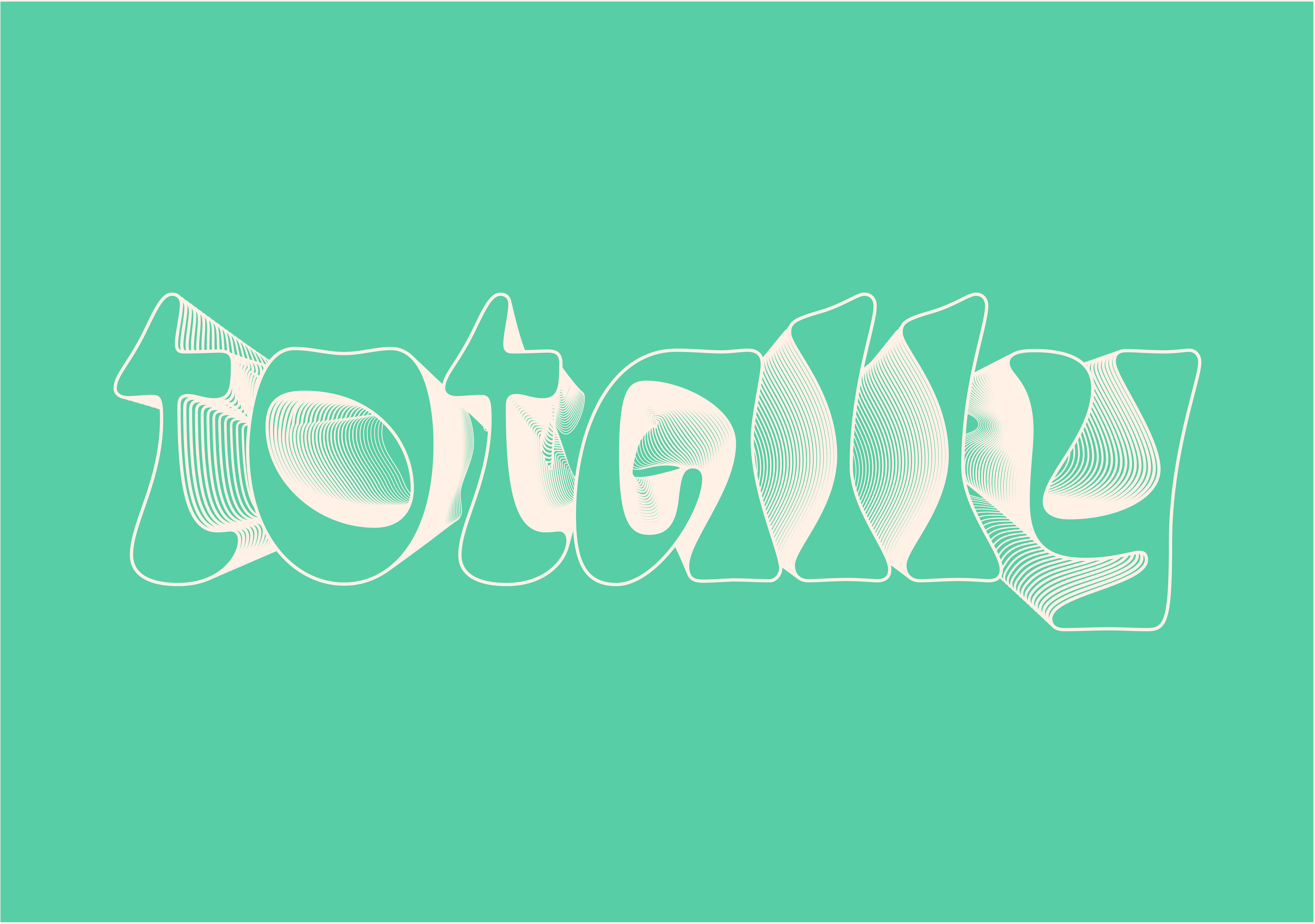 03 Totally 30 days of type illustration retro type typography