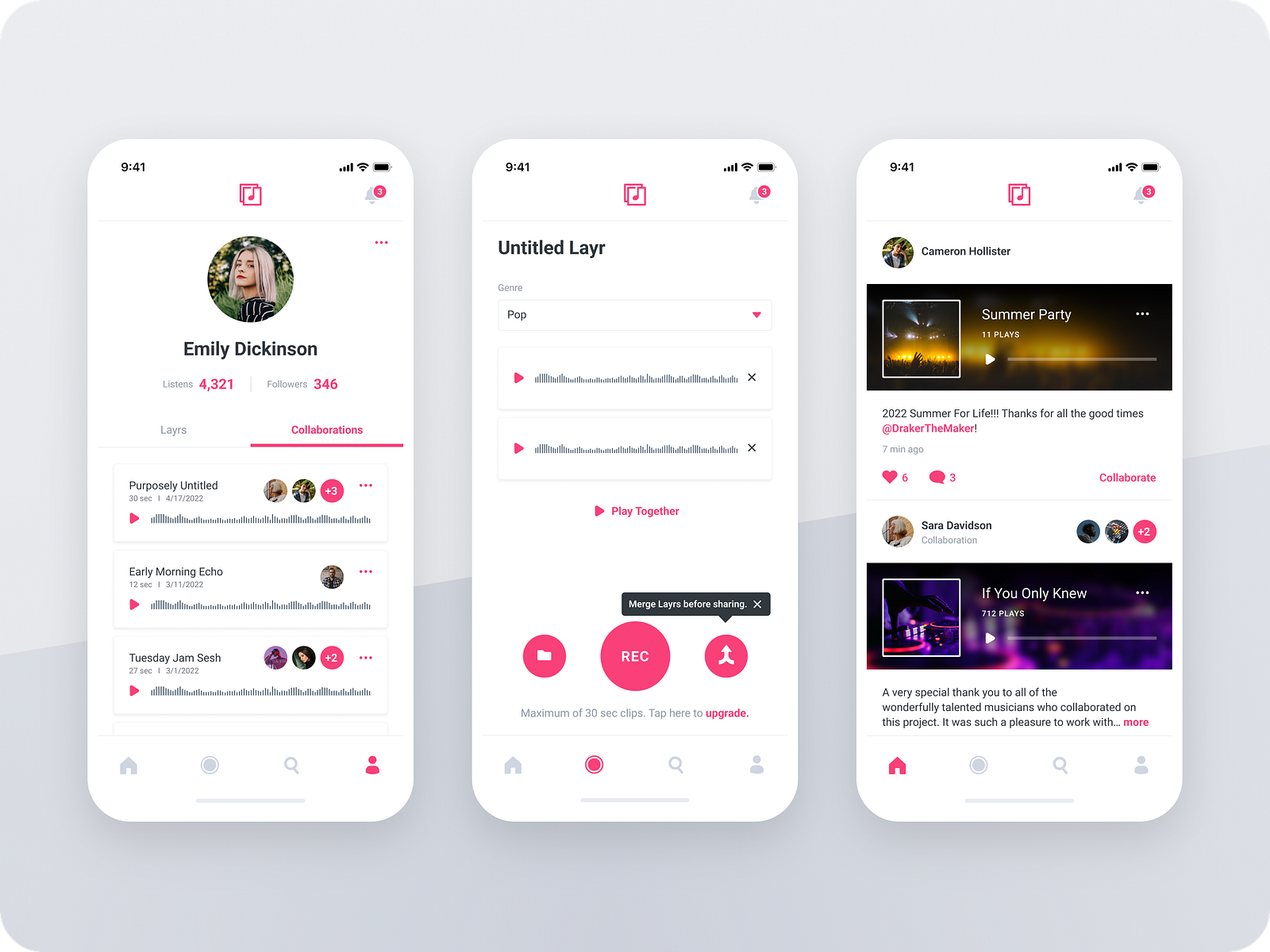 Project Allowing Musicians To Record And Share Song Ideas By Justin project-allowing-musicians-to-record-and-share-song-ideas-by-justin