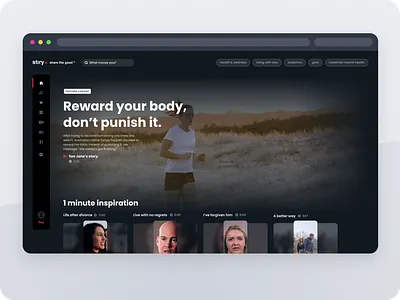 Feel-good and motivational video platform