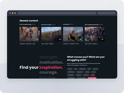 Curated feel-good video content