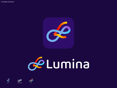 Lumina - tech, technology software company logo letter logo 🧩 ai app logo branding colorful logo design it company it logo it services letter logo logo logo design saas software development software development company software house software logo startup logo tech company tech logo technology logo