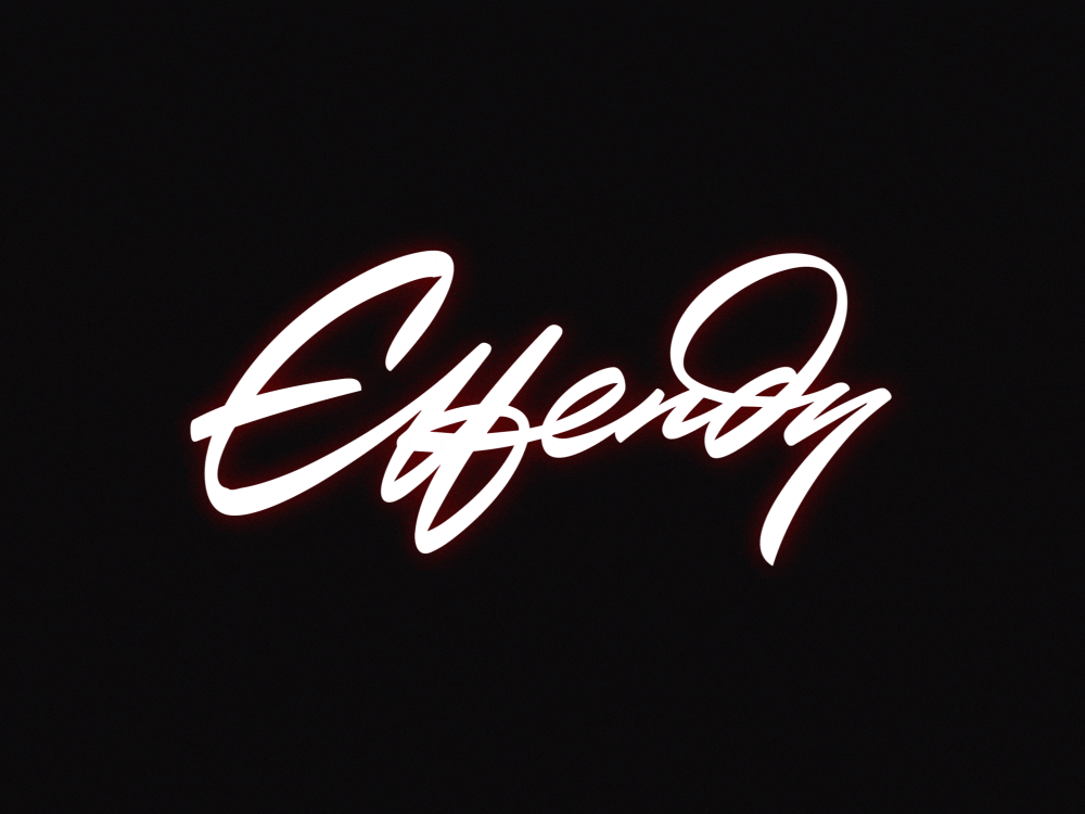 Effendy Logo Animation 2d after effects animation calligraphy drops effendy hand written lettering logo logo animation logotype minimalistic motion graphics shapes vector