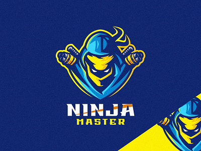 Ninja Logo design branding design graphic design identity illustration logo logos mark ninja tshirt vector