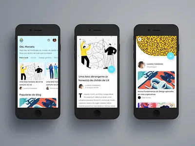 Design Diário app figma mobile ui ux