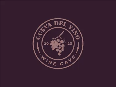 "Cueva Del Vino" Logo Concept typographymasters