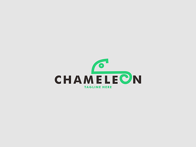 chameleon branding design graphic design illustration line art logo typography ui ux vector