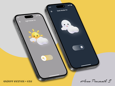 On/Off Switch dailyui design graphic design illustration onoff switch ui uidesigner uiux vector