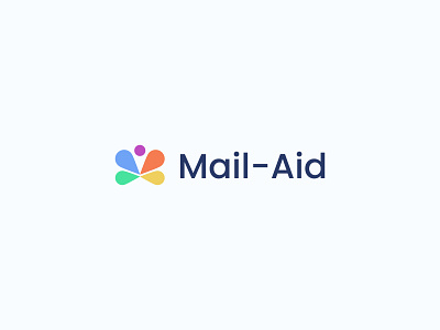 Mail-Aid aid logo branding clothing colorful logo design graphic design logo logodesigner m logo mail moder