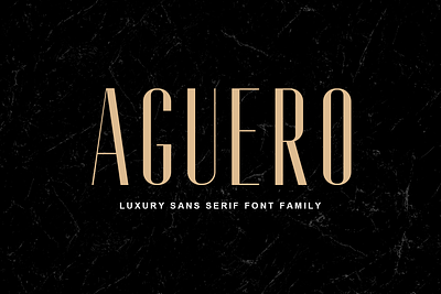 Aguero Sans Font design font lettering typeface