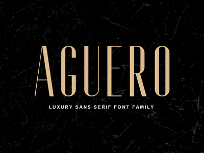 Aguero Sans Font design font lettering typeface