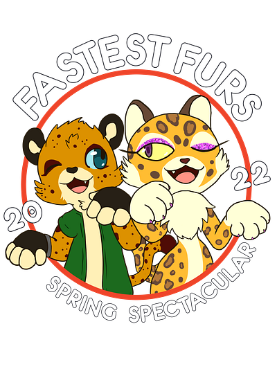 Fastest Furs Event Designs design illustration t shirt