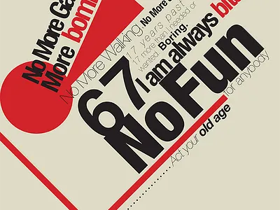 Hunter S. Thompson - In His Own Words deconstructionist graphic design poster typography