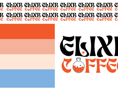Elixr Coffee Branding Logo Design adobe illustrator branding figma graphic design logo design procreate