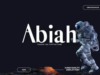 Abiah Sans Serif Font Family branding font logo font magazine font sans serif serif typograpgy